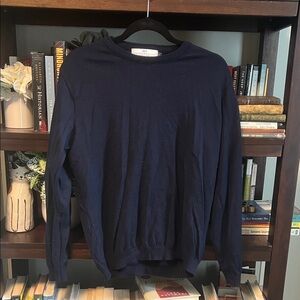 Men's Classic Navy Crewneck Sweater